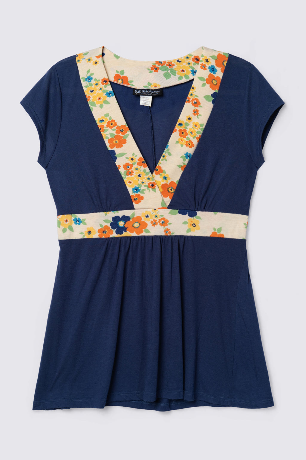 Y2K Self Esteem Tie Back Babydoll Top