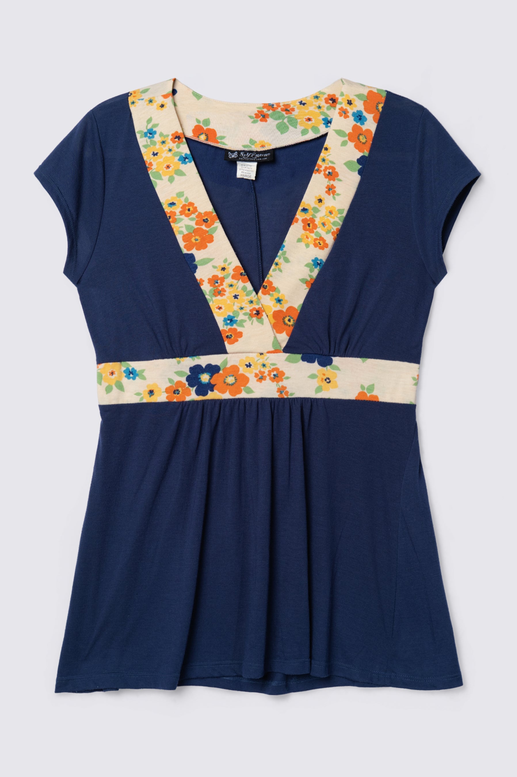 Y2K Self Esteem Tie Back Babydoll Top