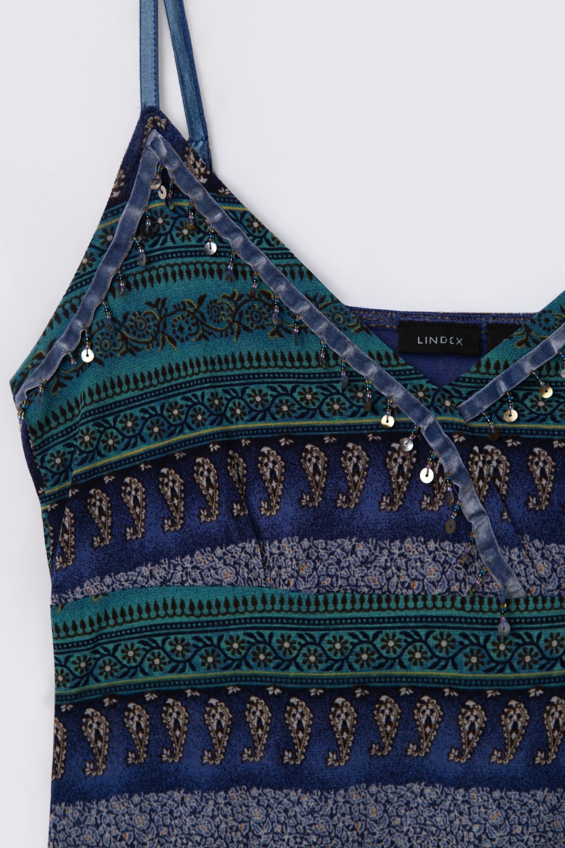 Y2K Lindex Beaded Boho Fairy Top