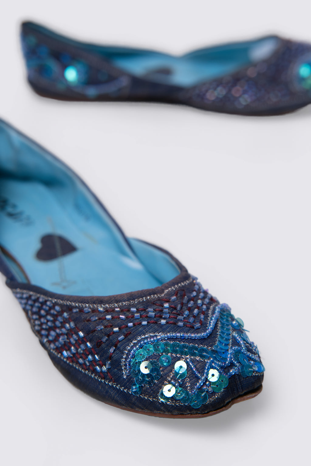 Y2K Euro Beaded Ballet Flats