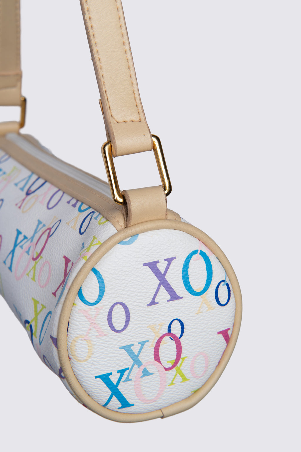 Y2K XOXO Mini Barrel Bag