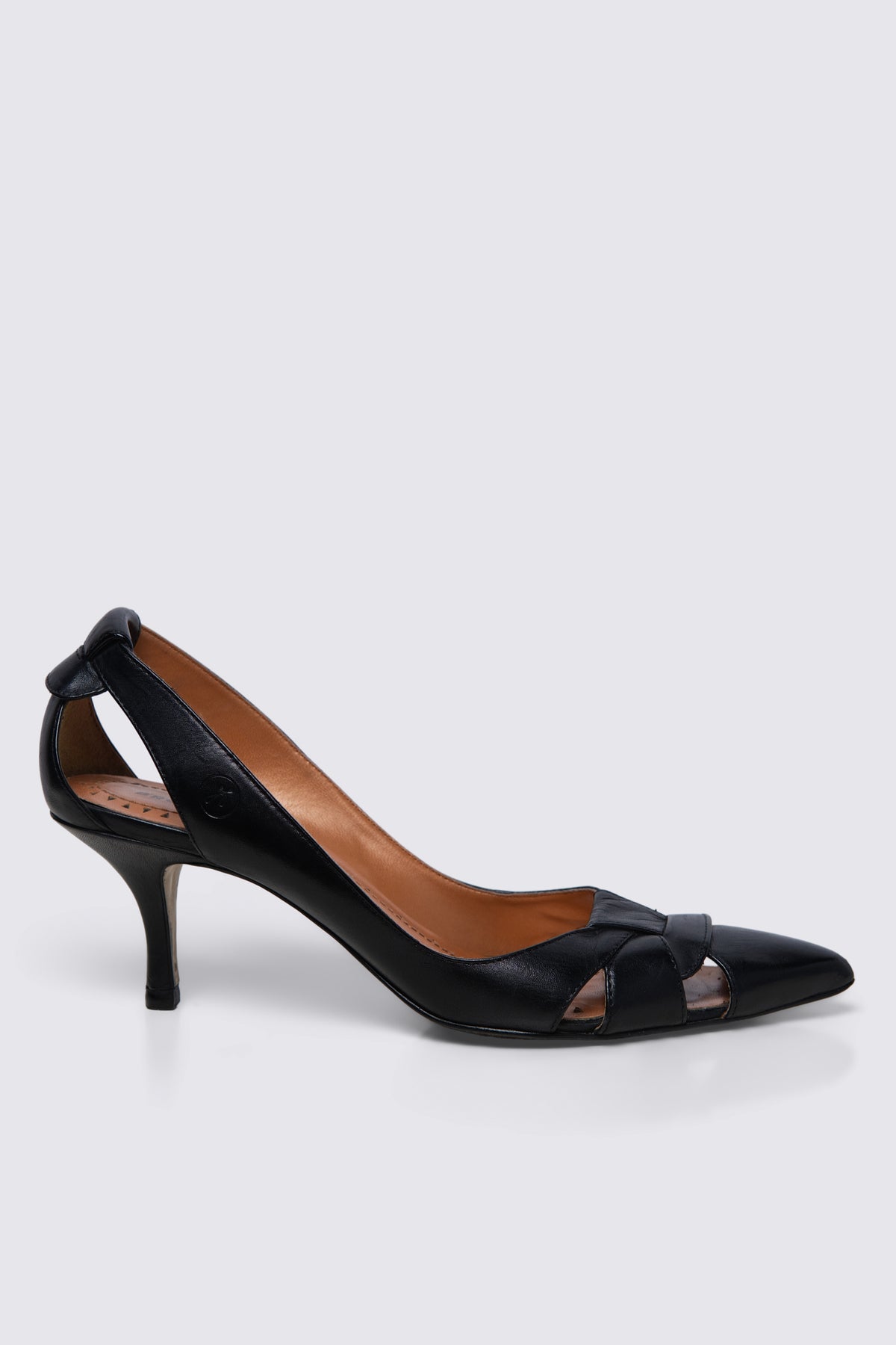 Y2K Bronx Woven Leather Pumps