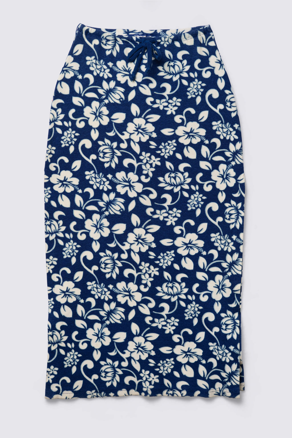 90s Charlotte Russe Hawaian Print Cotton Maxi Skirt