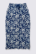 90s Charlotte Russe Hawaian Print Cotton Maxi Skirt