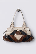 Y2K Guess Slouchy Patchwork Shoulder Bag