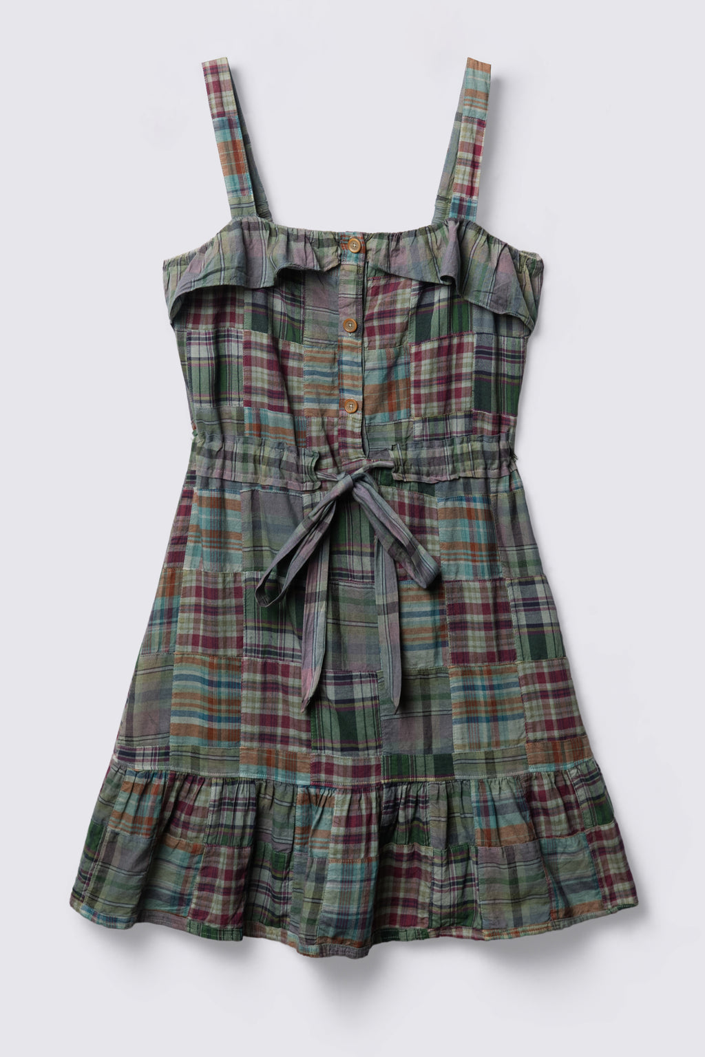 Juicy Couture Cotton Madras Mini Dress