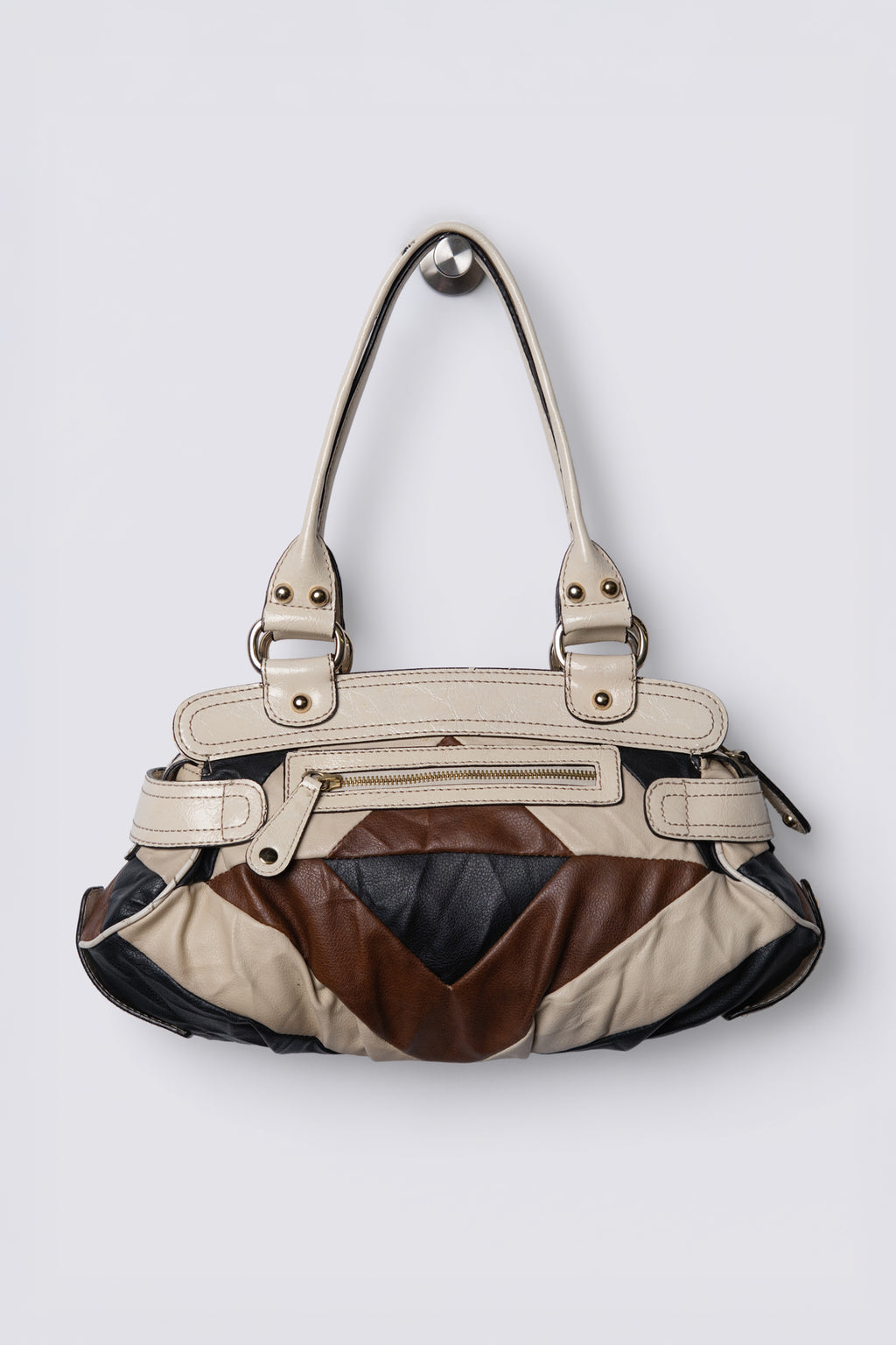 Y2K Guess Slouchy Patchwork Shoulder Bag