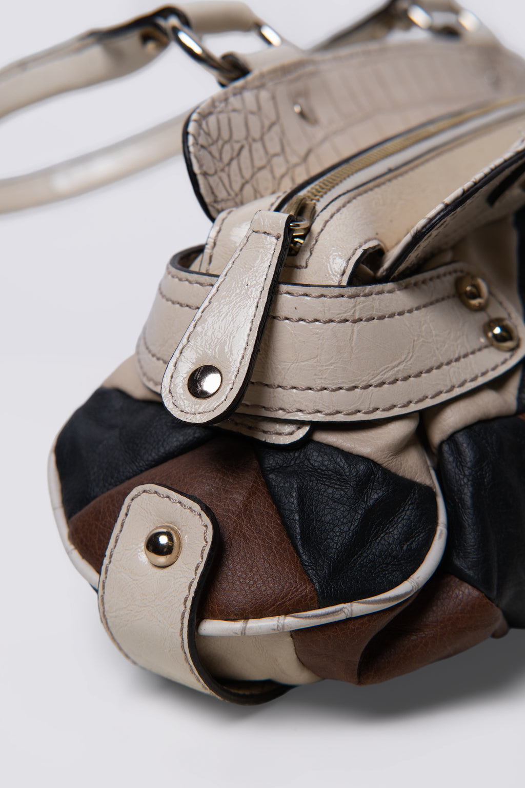 Y2K Guess Slouchy Patchwork Shoulder Bag