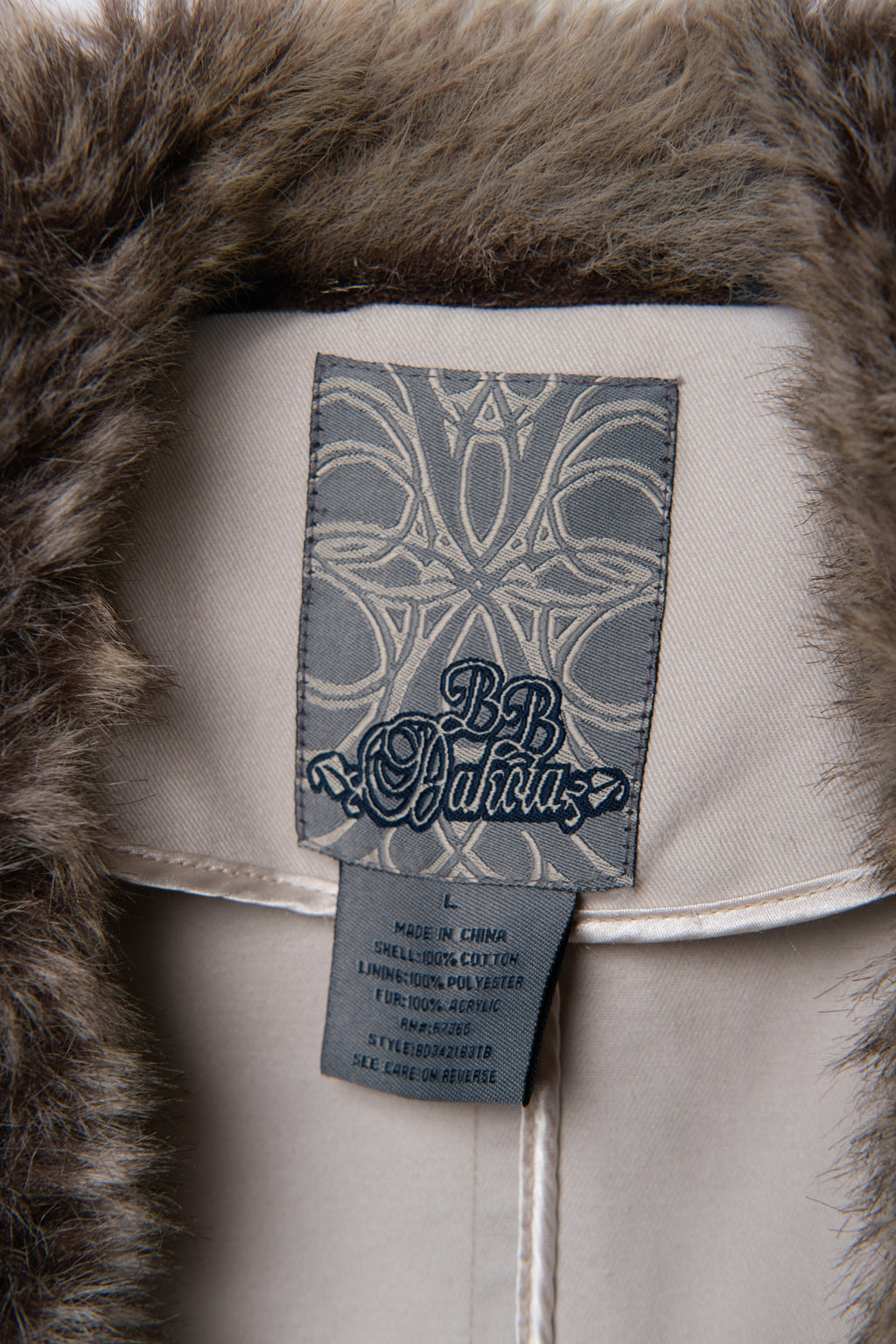 Y2K BB Dakota Fur Collar Cotton Jacket