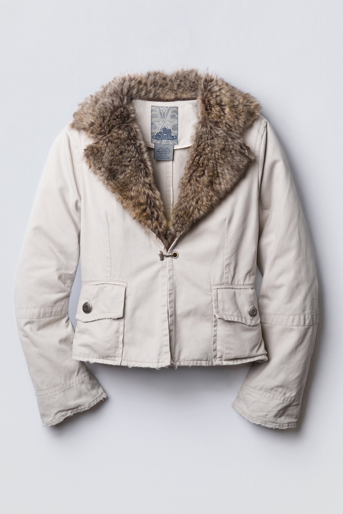 Y2K BB Dakota Fur Collar Cotton Jacket