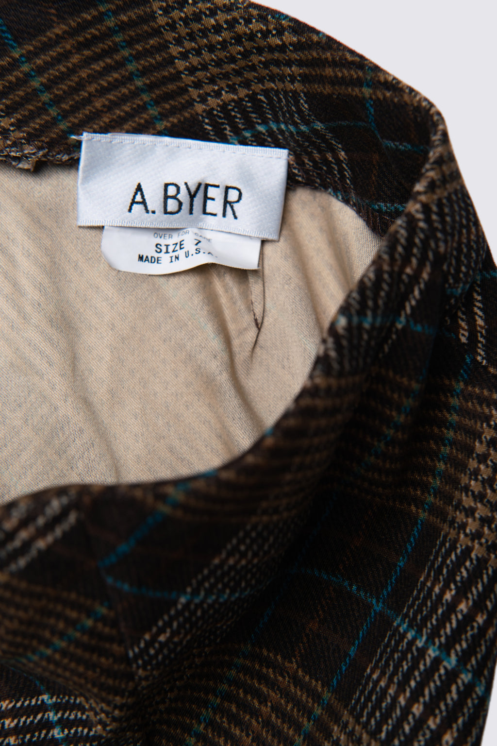 90s A Byer Plaid Mini Skirt