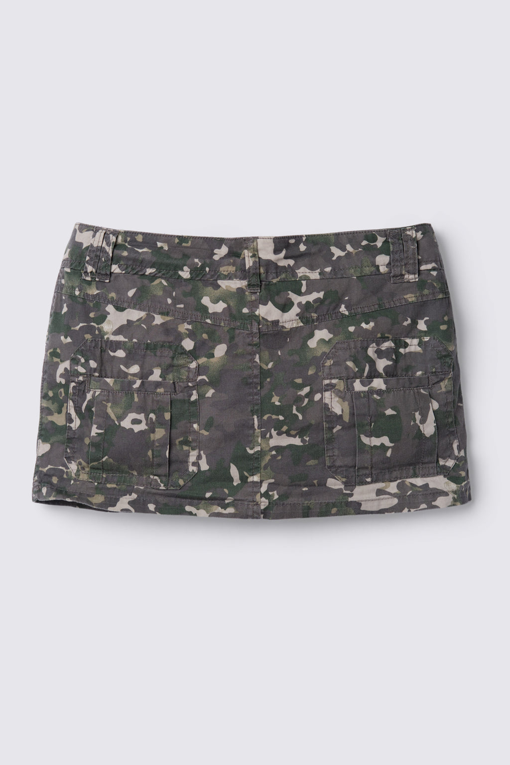 Y2K Lowrise Camo Mini Skirt