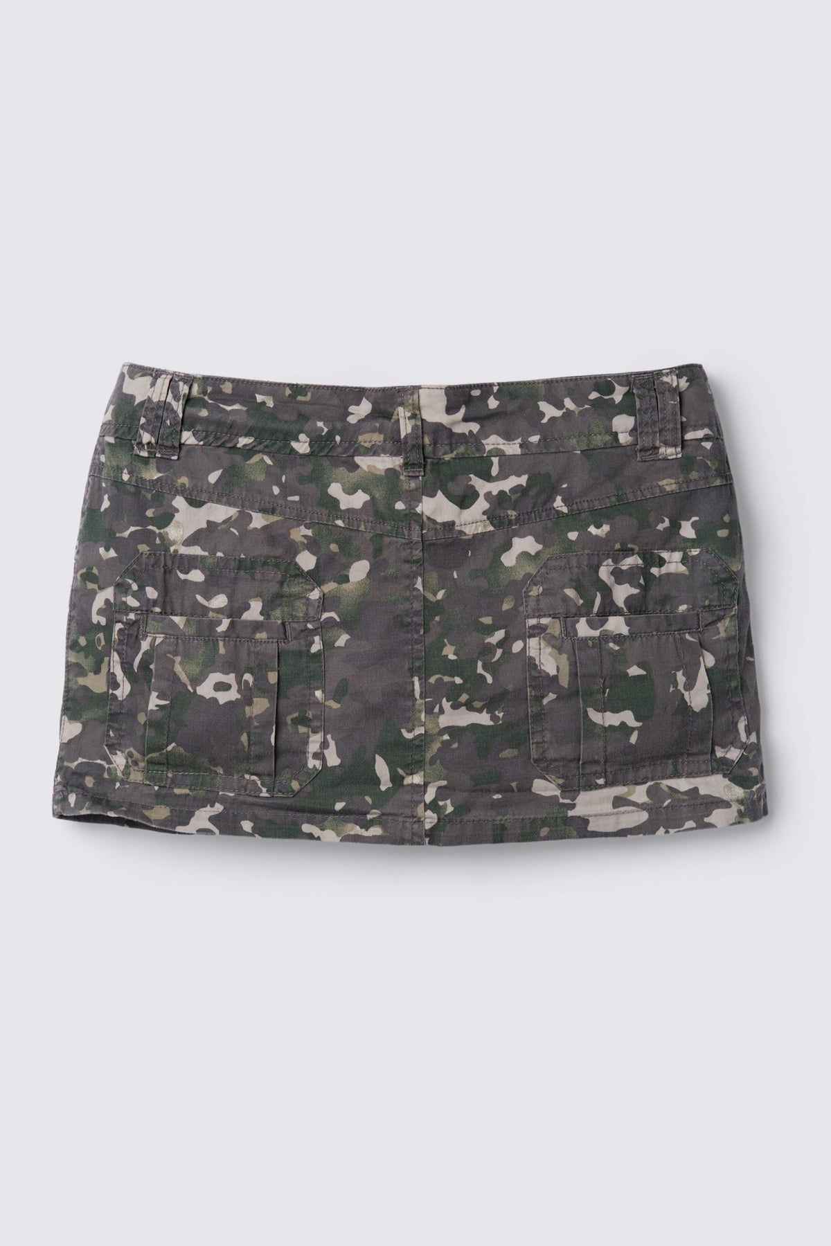 Y2K Lowrise Camo Mini Skirt