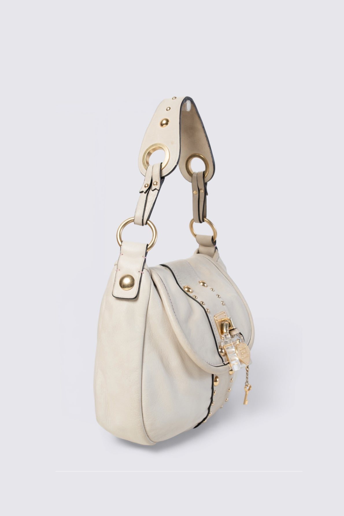 Y2K Juicy Couture Totally Secure Lock & Key Leather Bag