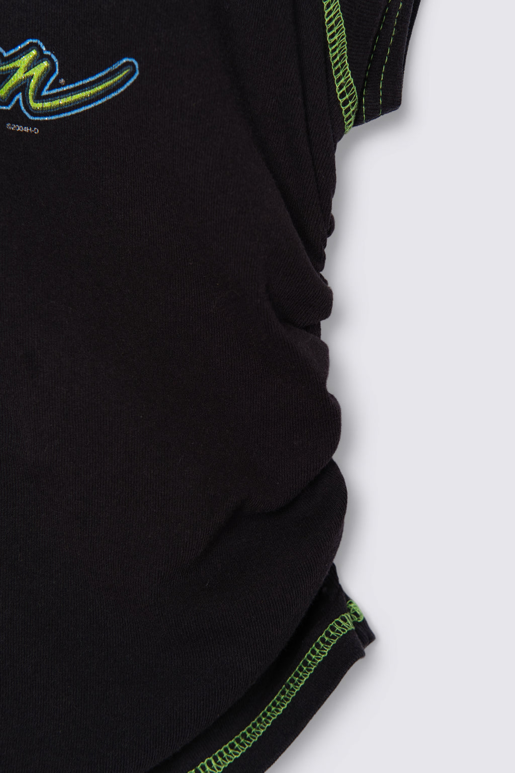 Y2K Harley Ruched Side Baby Tee