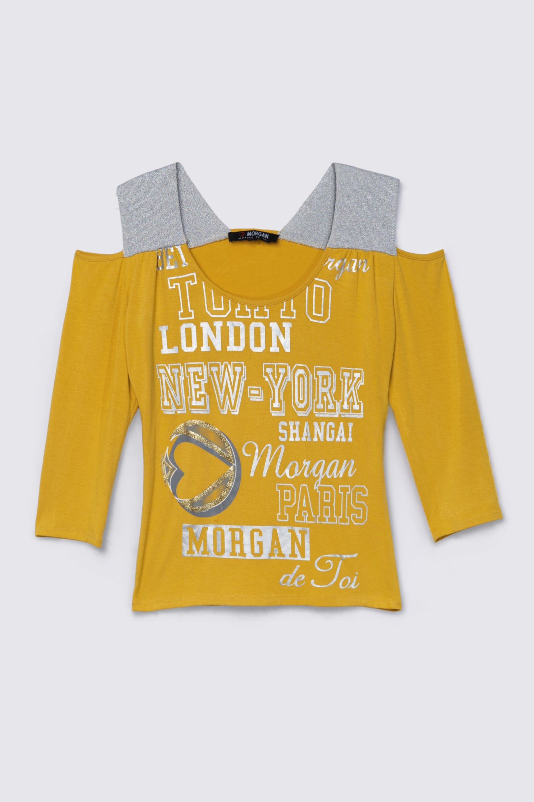 Y2K Morgan De Tois Cold Shoulder Top