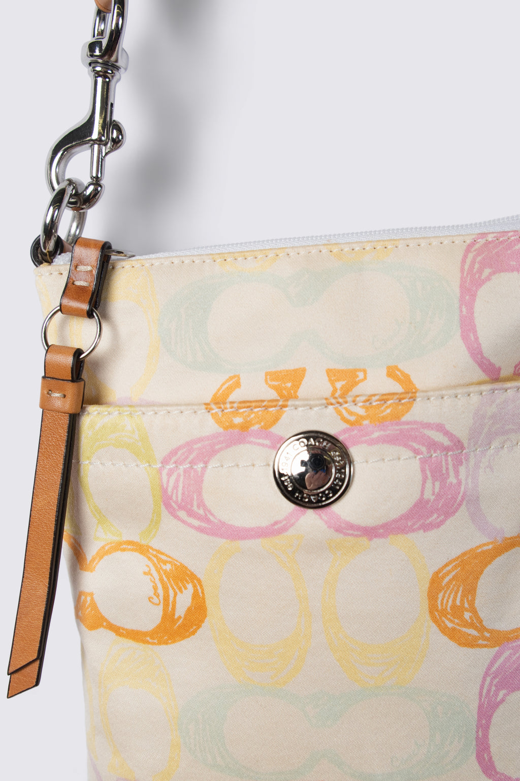 Y2K Coach Multicolor Signature C Canvas Crossbody Bag