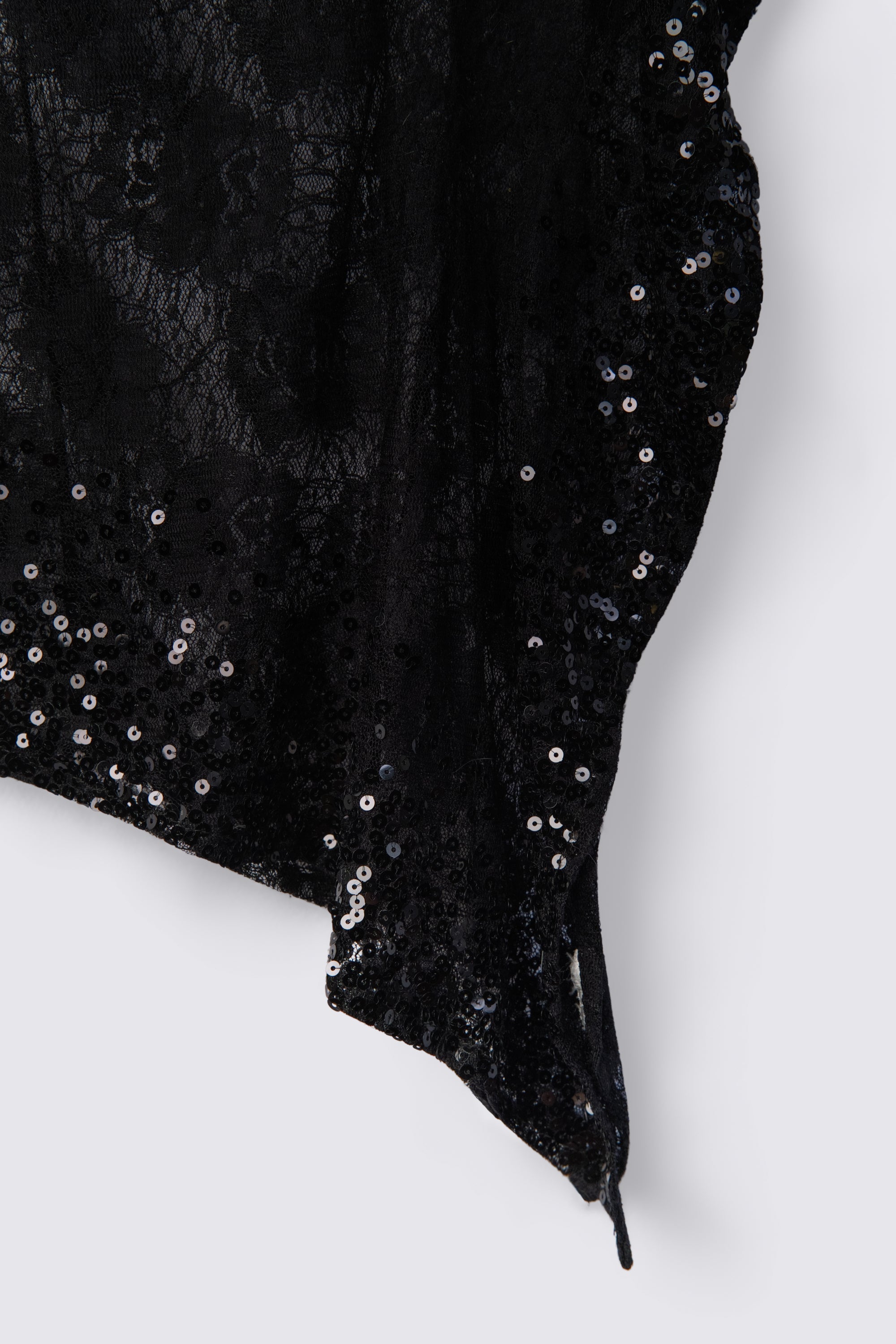 Charlotte Russe Asymmetric Lace Poncho Top