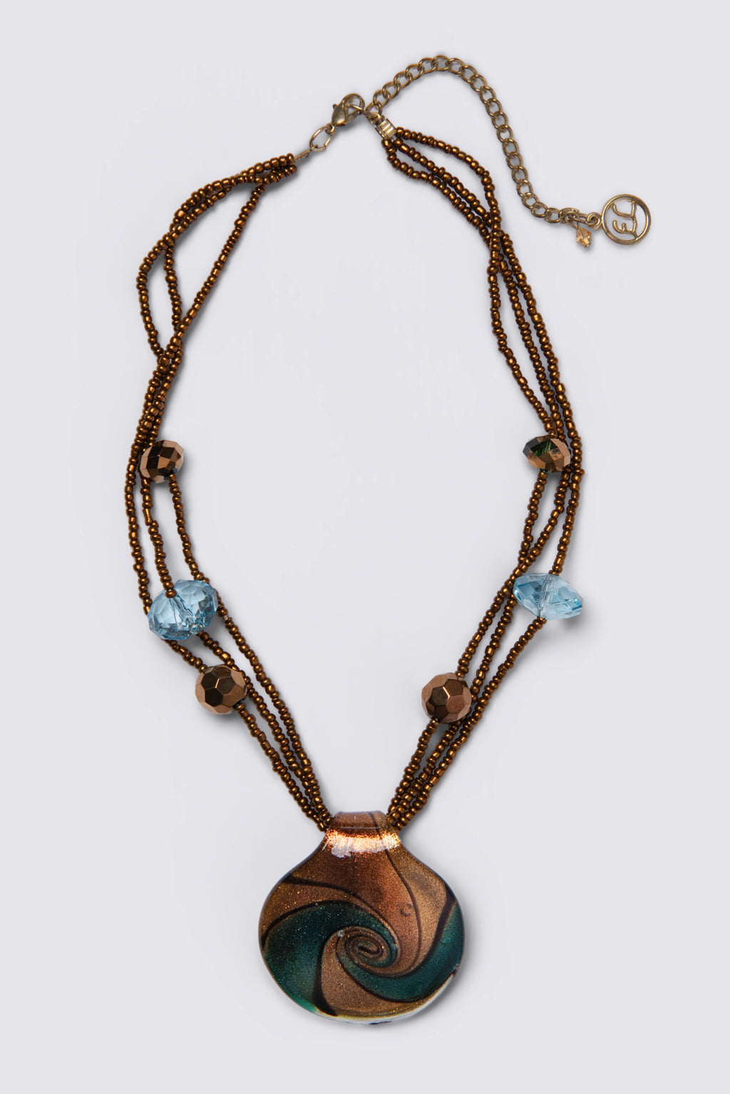 Y2K Murano-Style Art Glass Pendant