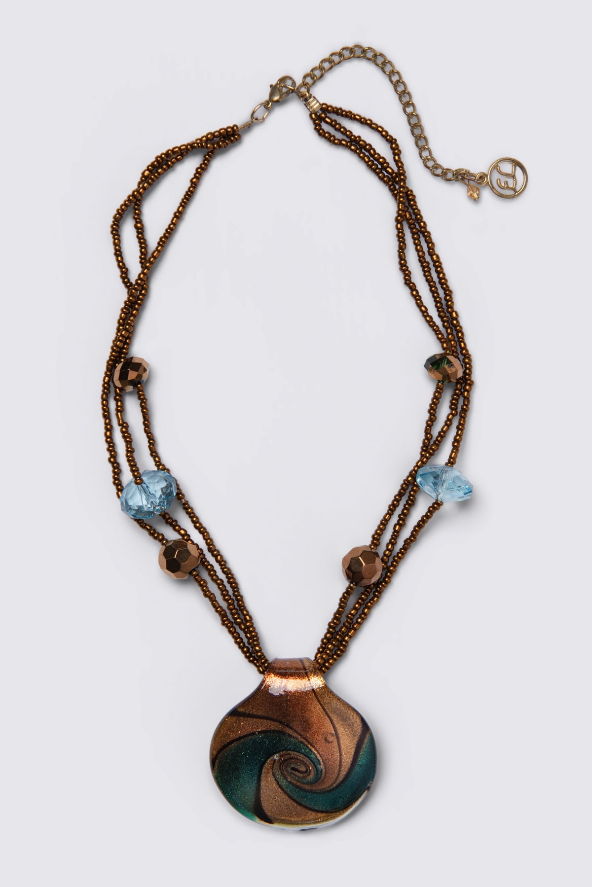 Y2K Murano-Style Art Glass Pendant