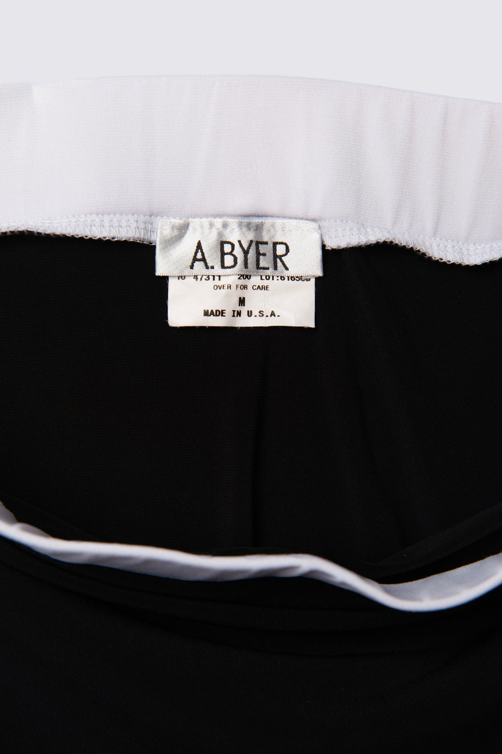 A Byer Side Tie Strapless Top