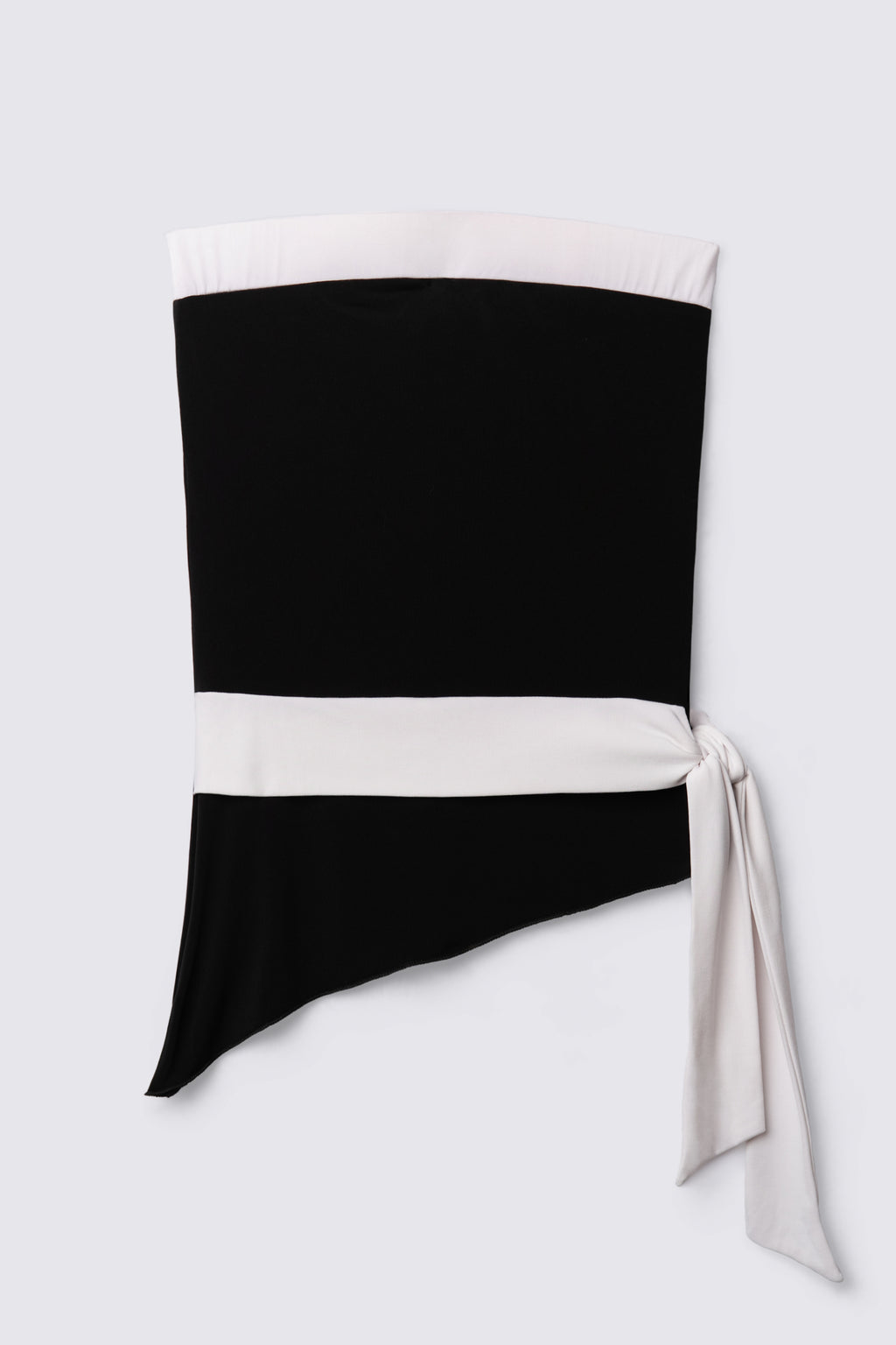 A Byer Side Tie Strapless Top