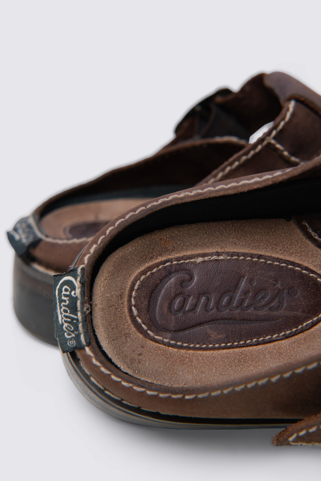 Y2K Candies Woven Leather Clogs