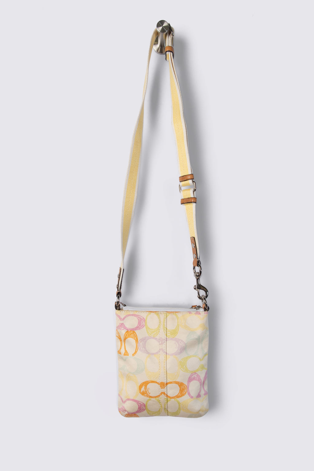 Y2K Coach Multicolor Signature C Canvas Crossbody Bag