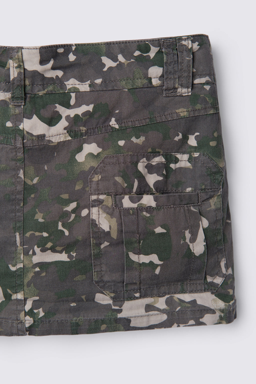 Y2K Lowrise Camo Mini Skirt