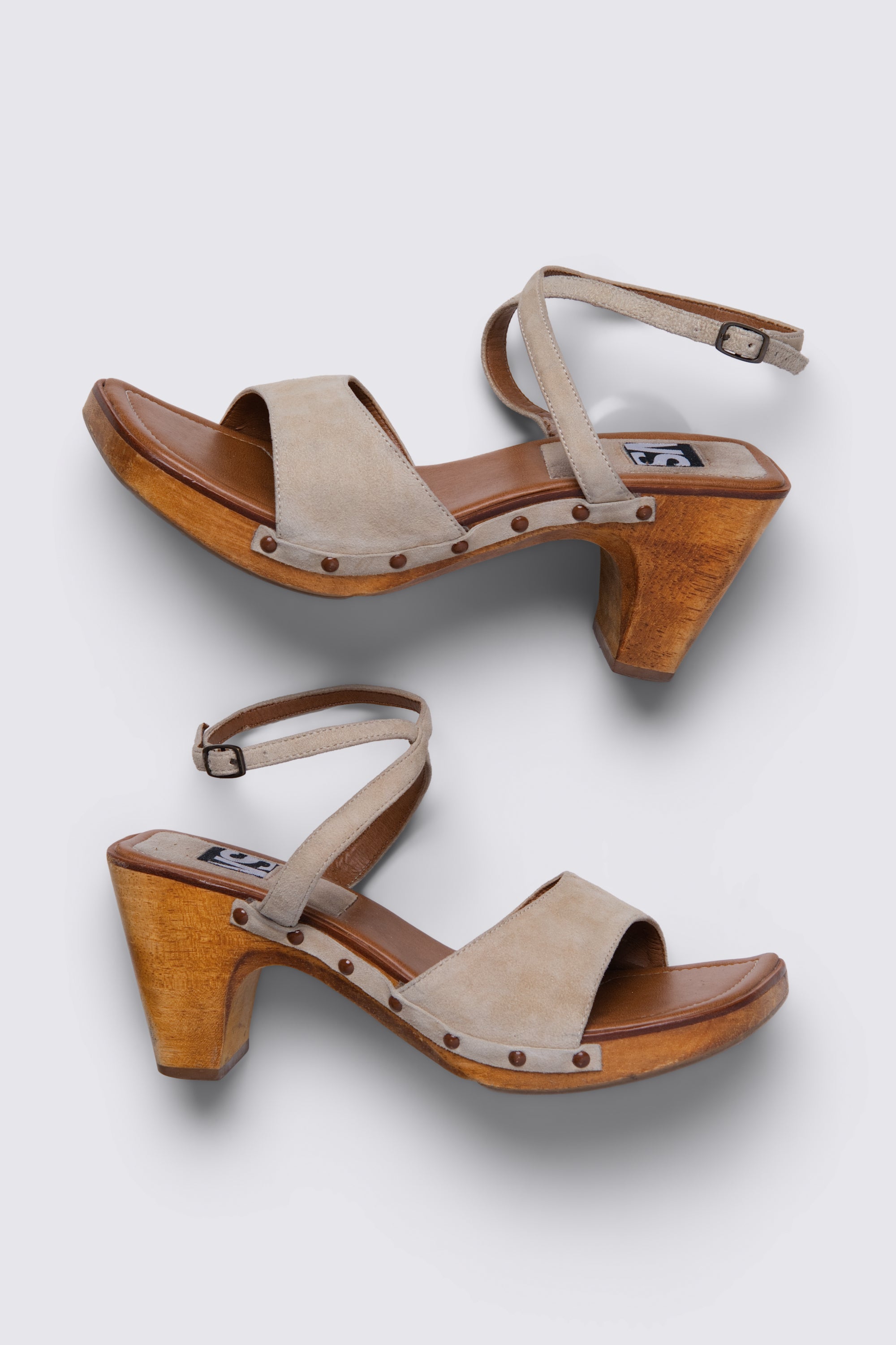 90s Victoria's Secret Suede Clog Sandals