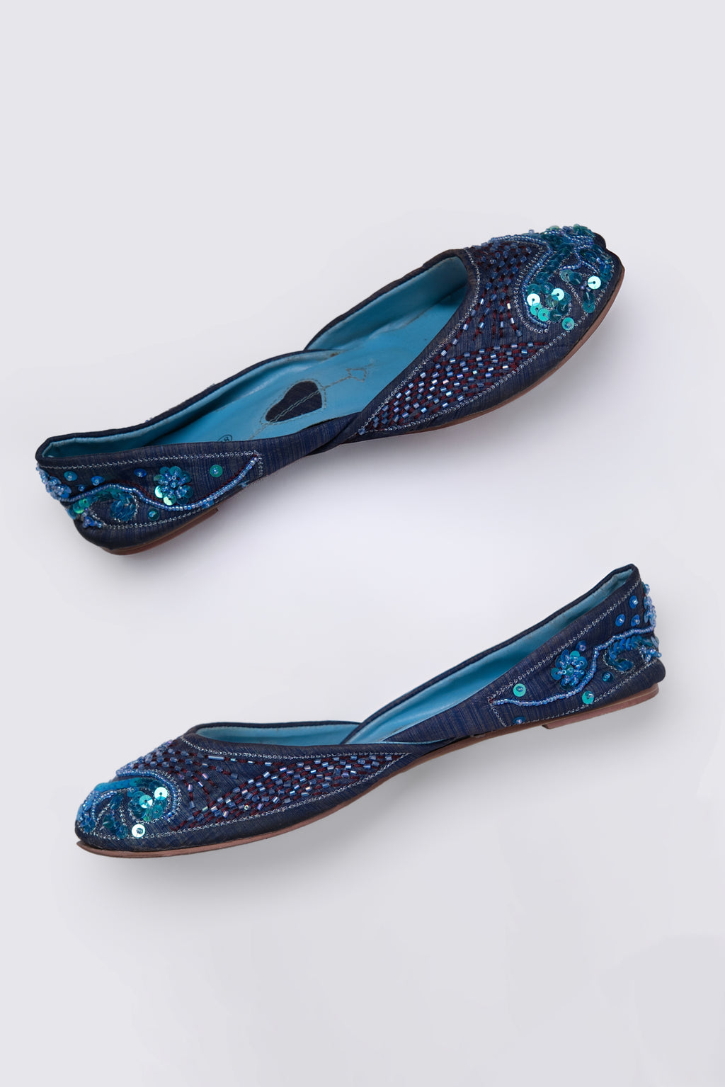 Y2K Euro Beaded Ballet Flats