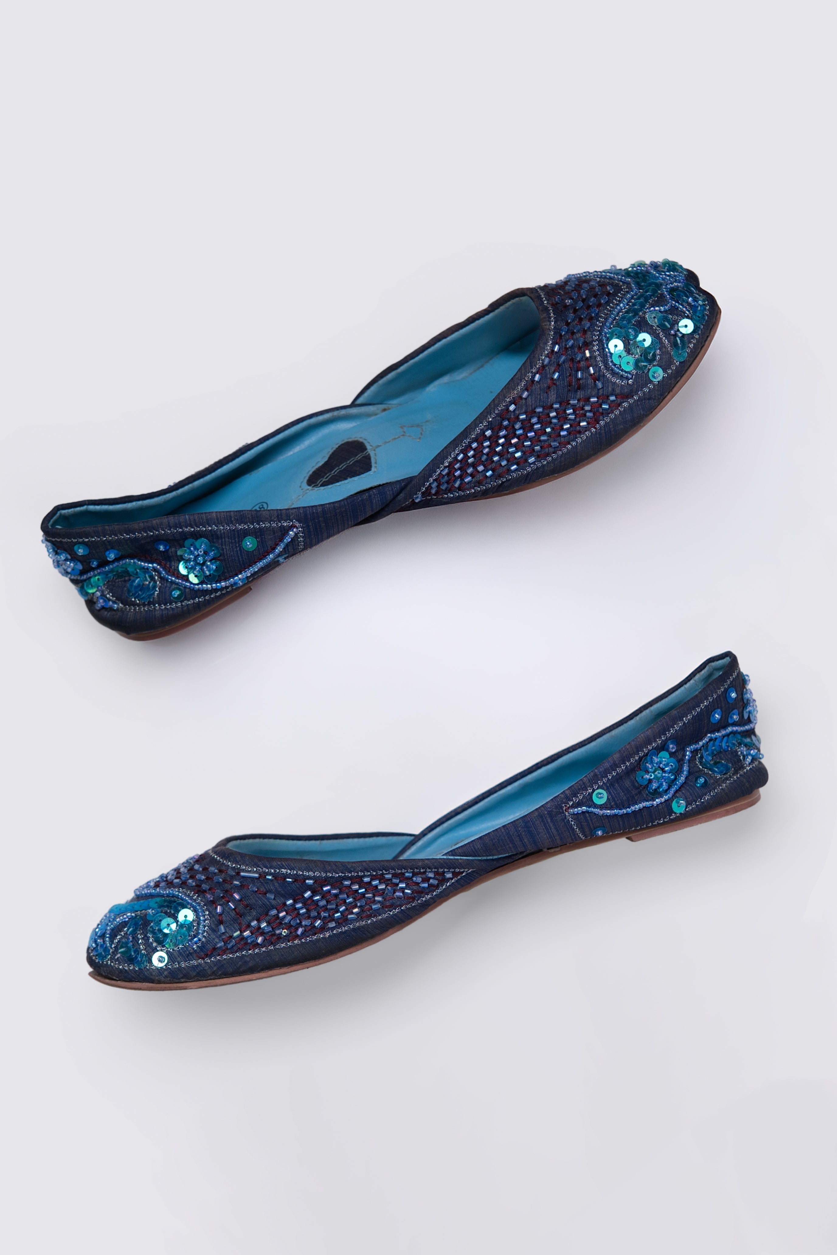 Y2K Euro Beaded Ballet Flats