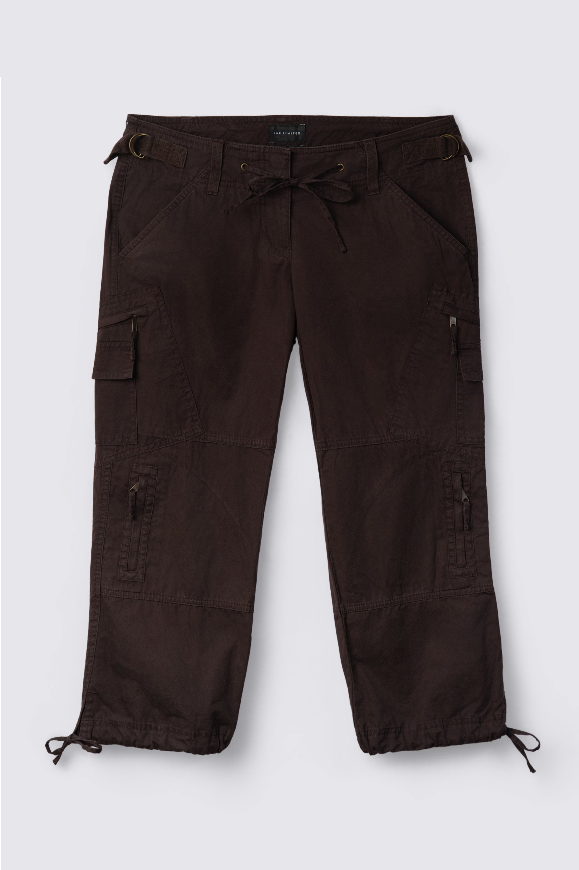 2006 The Limited Chocolate Brown Cargo Capri's