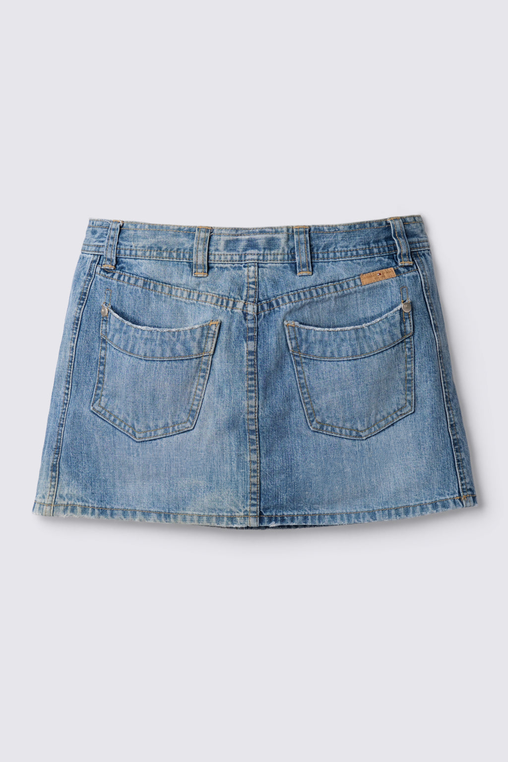 2004 Tommy Jeans Lowrise Denim Mini Skirt