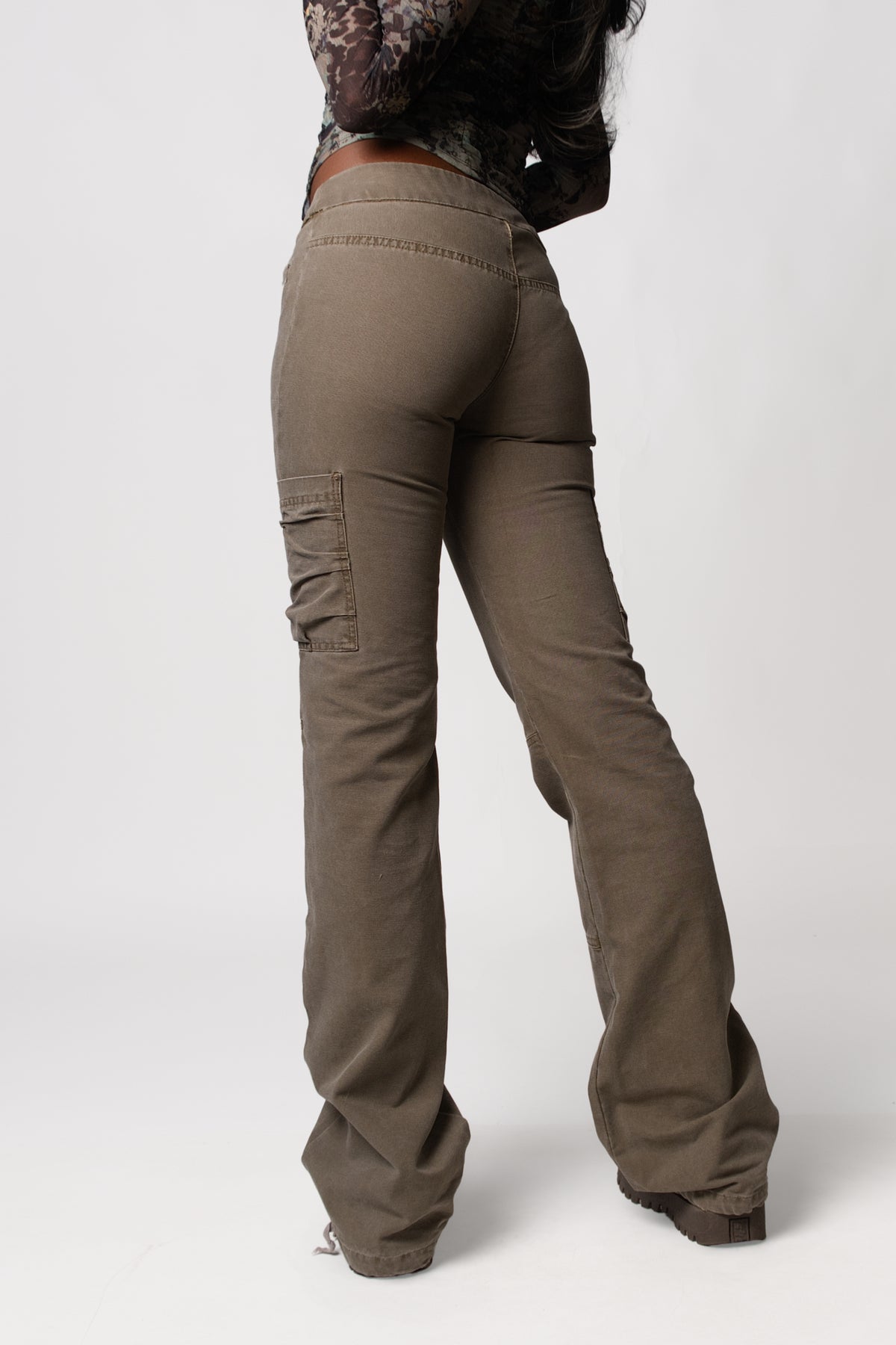 Y2K Euro Naf Naf Lowrise Cargo Flares