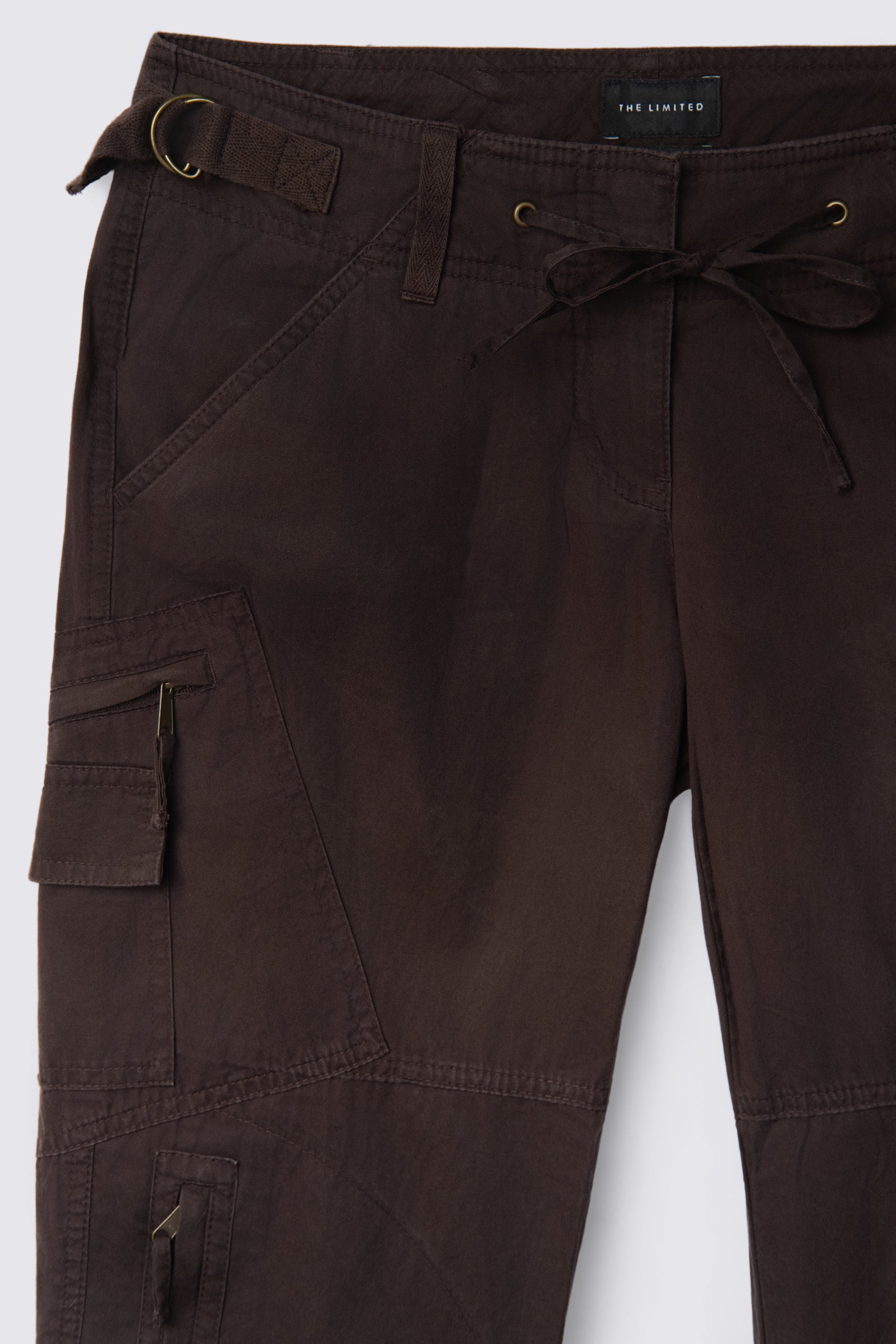 2006 The Limited Chocolate Brown Cargo Capri's