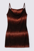 Y2K Shimmer Ombre Shimmer Slip Dress