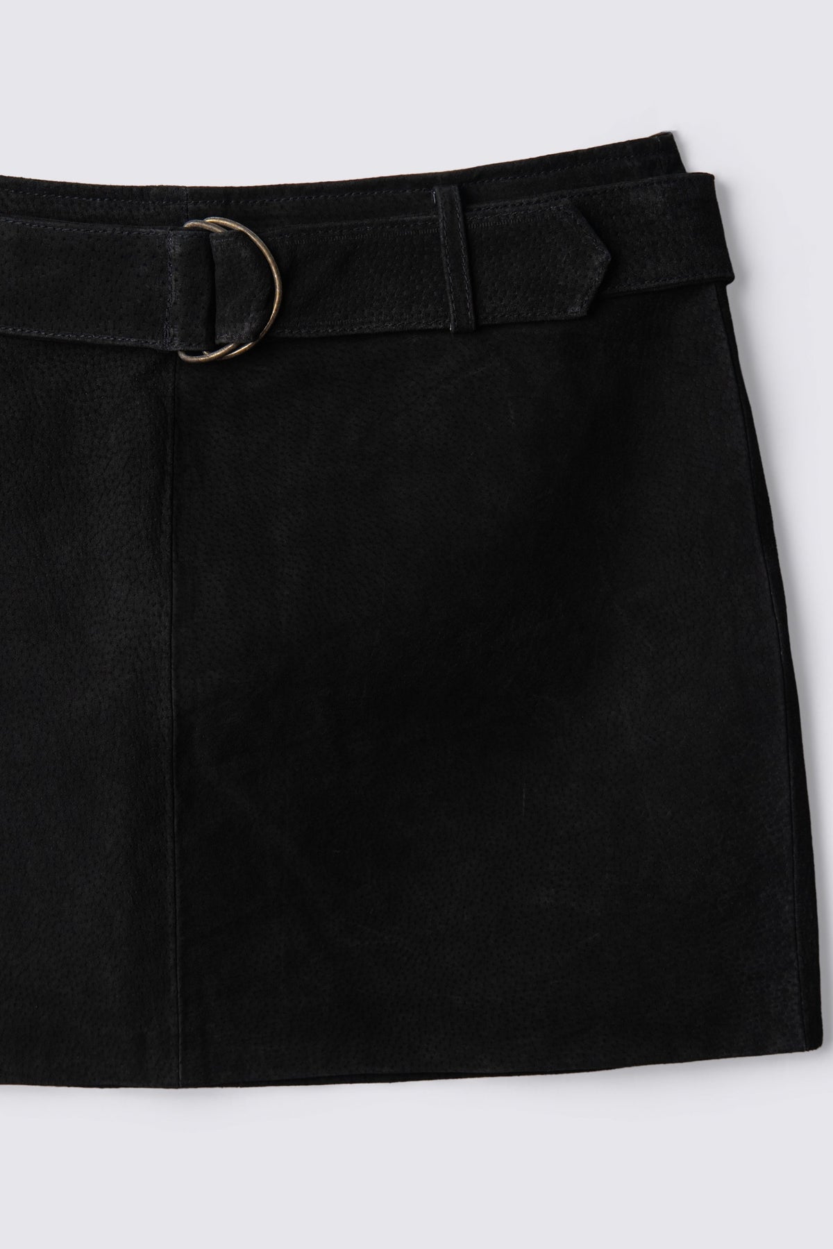 Y2K Deadstock Weathervane Suede Mini Skirt