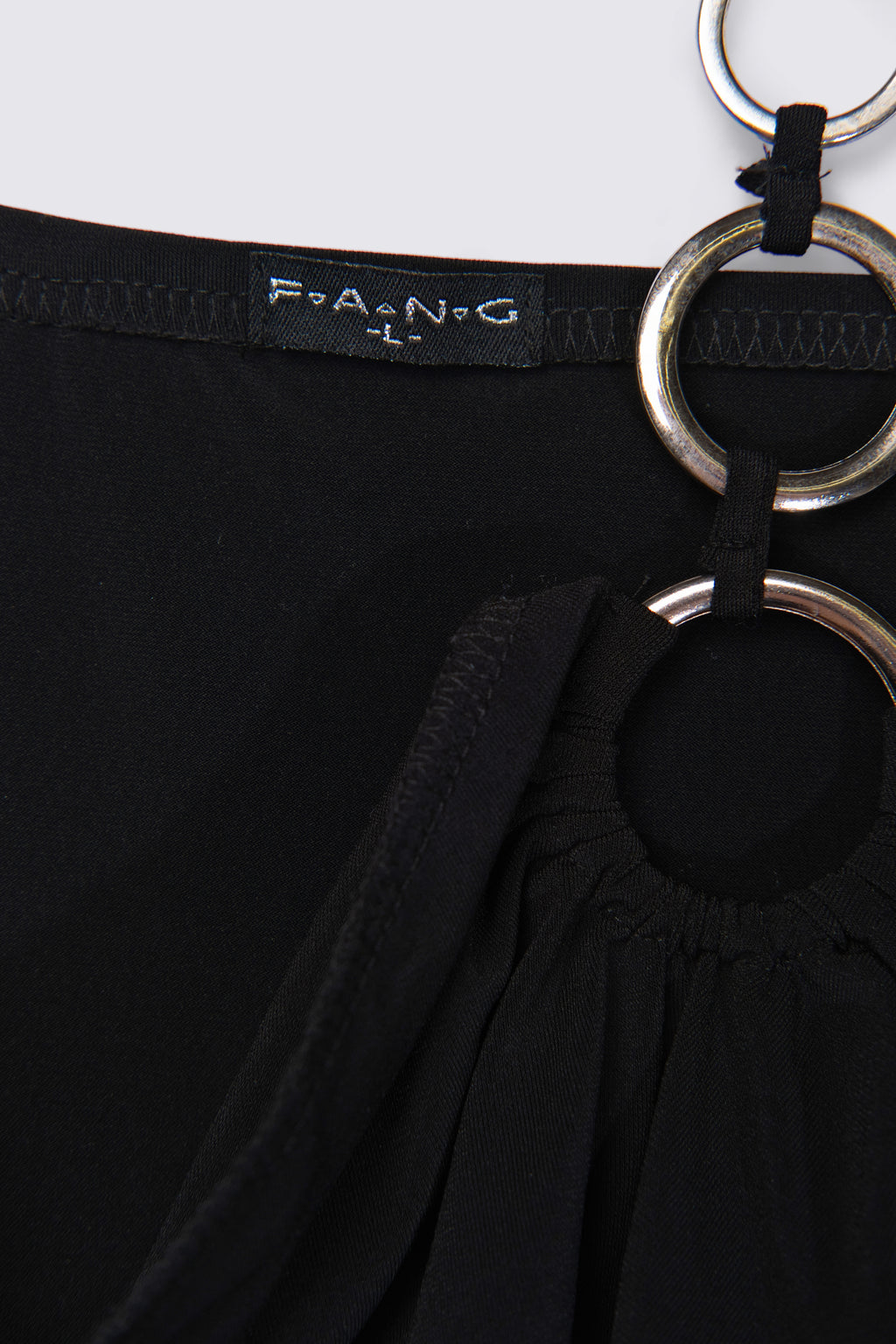 Y2K Fang Asymmetric Ring Halter Top
