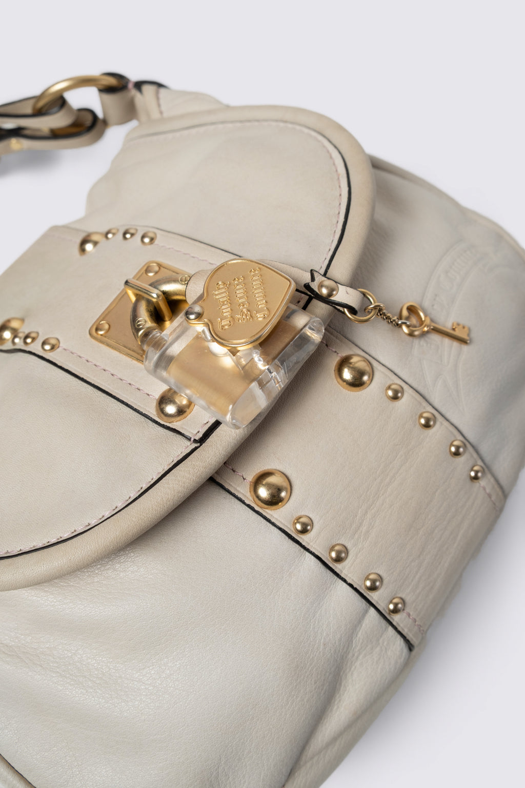 Y2K Juicy Couture Totally Secure Lock & Key Leather Bag