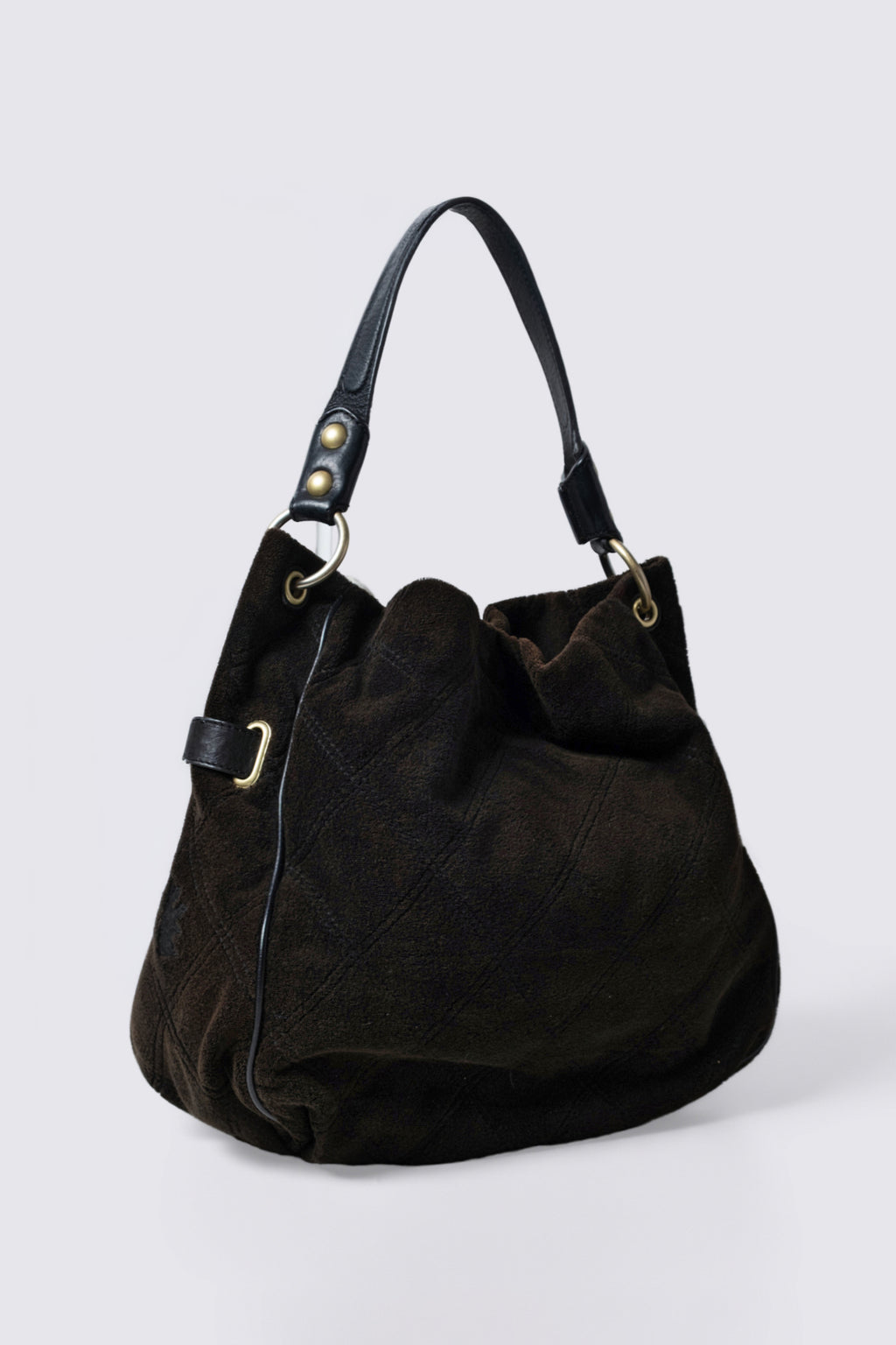 Y2K Juicy Couture Lock & Key Terry Cloth Hobo Bag