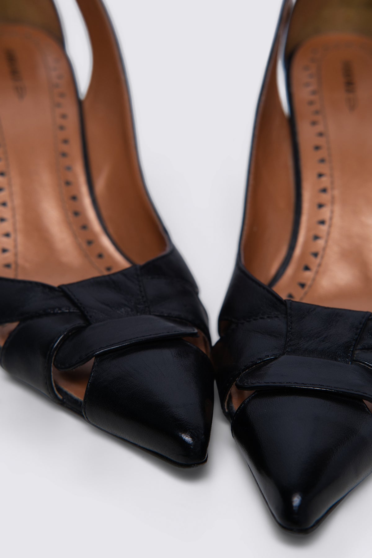 Y2K Bronx Woven Leather Pumps