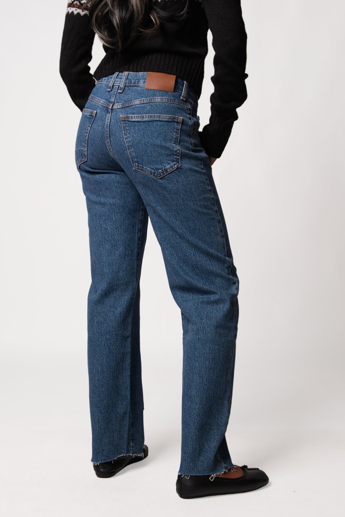 Free People Risk Taker Mid-Rise Straight