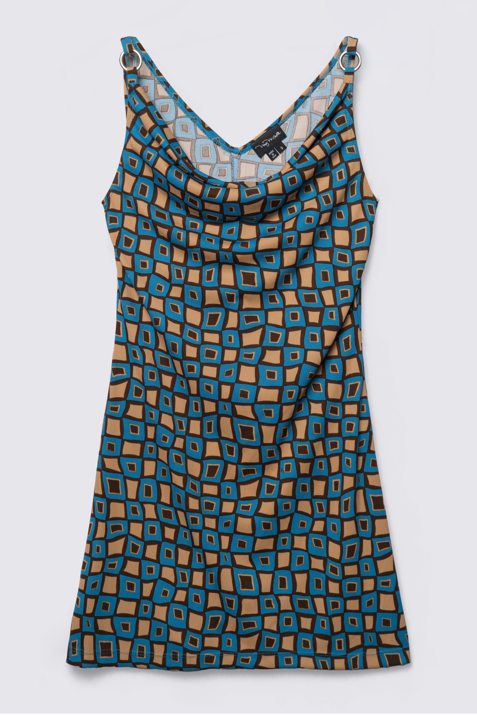 Y2K My Michelle Geo Print Mini Dress – Calico
