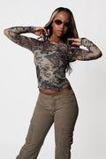 Free People Ariana Long Sleeve Top
