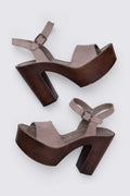 00s Basement Suede Platform Heels