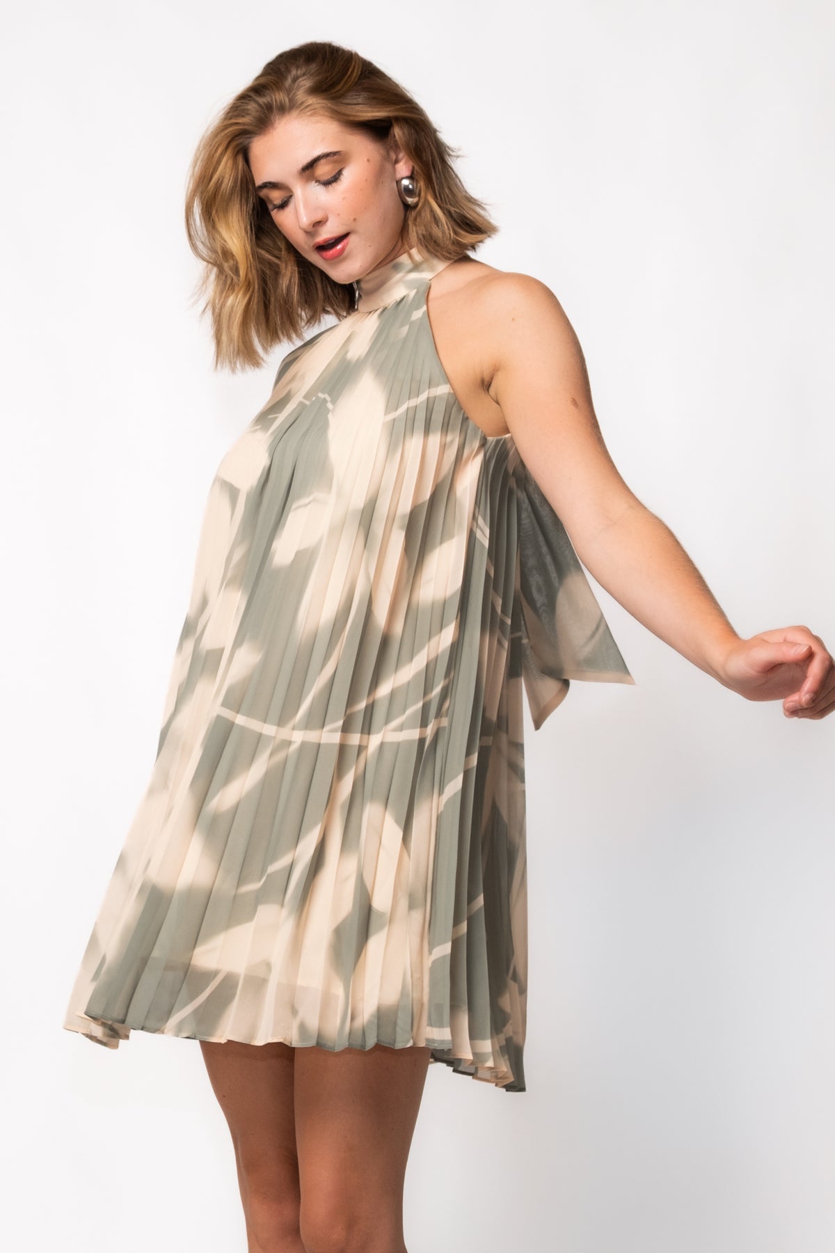 Steve Madden Odora Pleated Dress