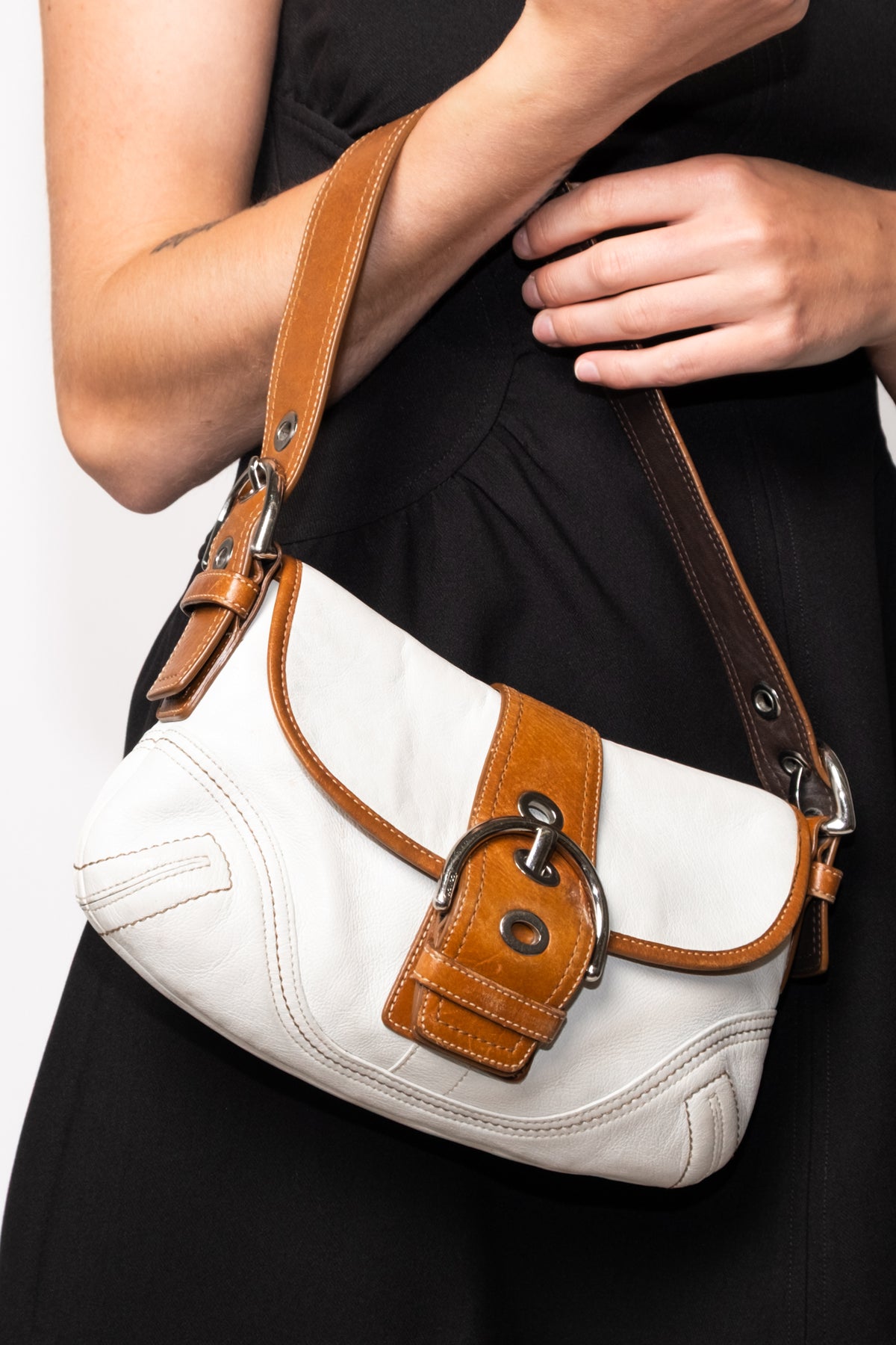 Golddust Vintage Coach Y2K Mini Soho Bag