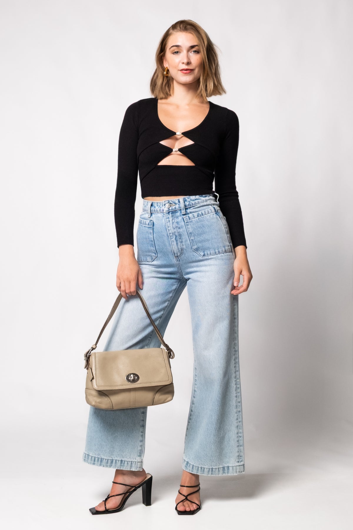 MINKPINK Saylor Cutout Knit Top