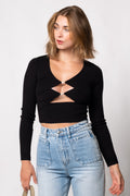 MINKPINK Saylor Cutout Knit Top